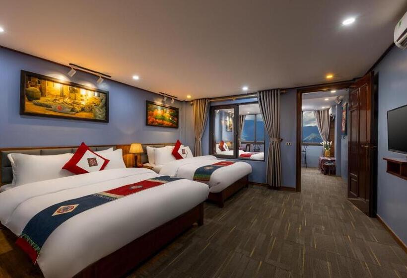 سوئیت جونیور با چشمانداز کوهستان, Sapa View Spring Garden