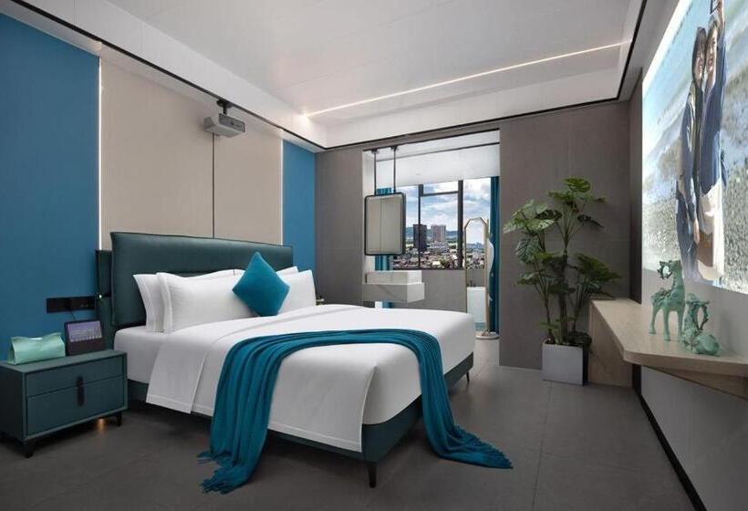 غرفة قياسية سرير كينج, Mumu Hotel Changsha