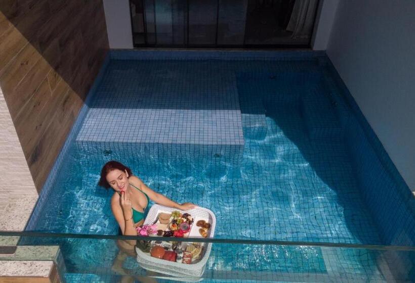 스탠다드 트리플 룸 풀장 전망, Suite Piscina Privativa E Café Flutuante