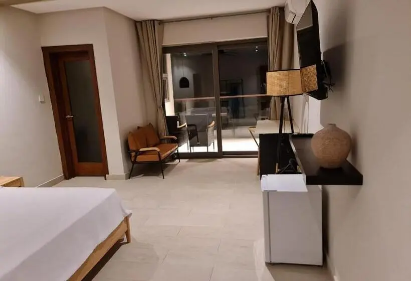 Standard-huone Parveke, Serenity Terraces Beach, Hotel   Kokrobite
