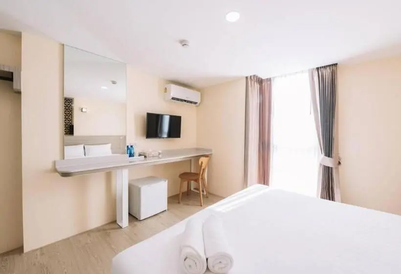 Standard-huone, วัน บัดเจท เชียงราย พหลโยธิน One Budget Hotel Chiangrai Phahonyothin