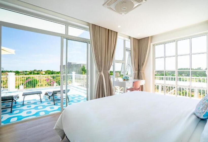 اتاق استاندارد با تخت بزرگ, Mia Luxury Villa Bình Châu
