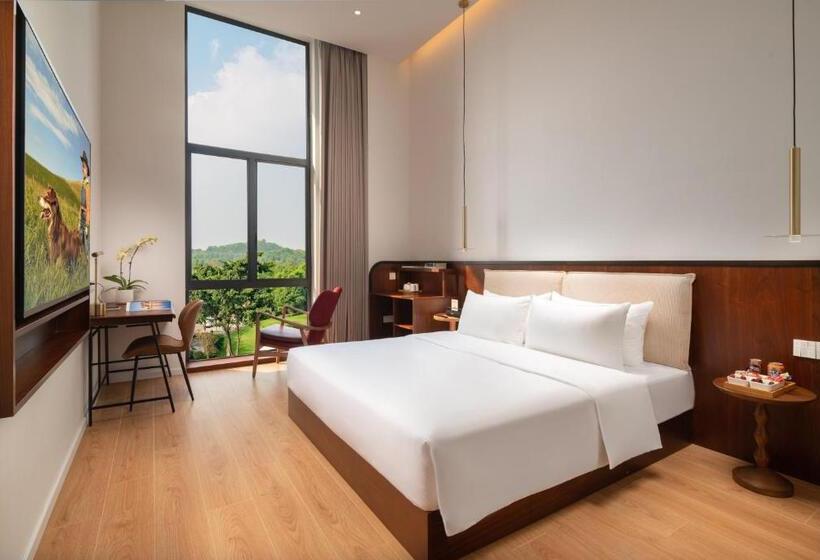 غرفة سوبيريور سرير كينج, Wuyu Hotel, Smart Park & Happy Valley Jinshansi Metro