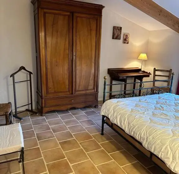 バス共有のスタンダードルーム, Chambres D Hôtes Le Mas Du Colombeyras
