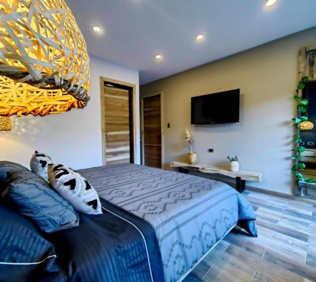 带大床的套房, Habitación Deluxe 1 Con Jacuzzi A 20mt Del Parque