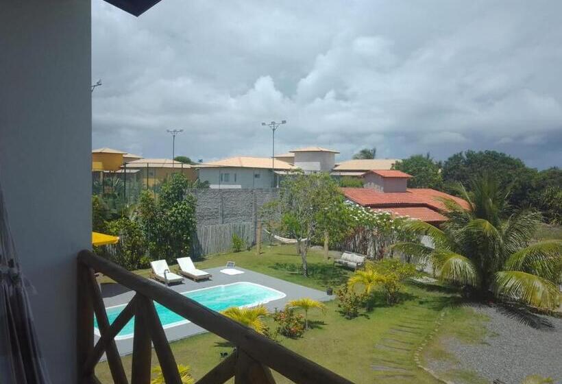 חדר סטנדרט לשלושה עם מרפסת, Pousada Do Maker