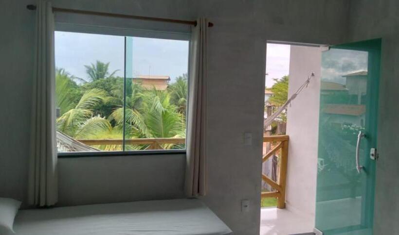 חדר סטנדרט לשלושה עם מרפסת, Pousada Do Maker