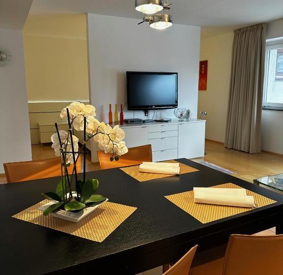 침실 1개 테라스 아파트, Appartementhaus Birkenwald