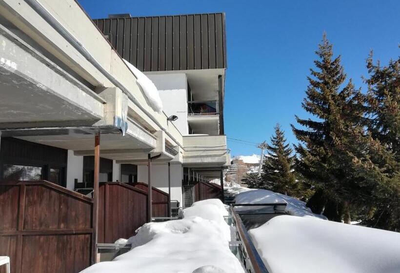 Апартаменты 1 Спальня с Террасой, Sestriere @ Residence Palace 1