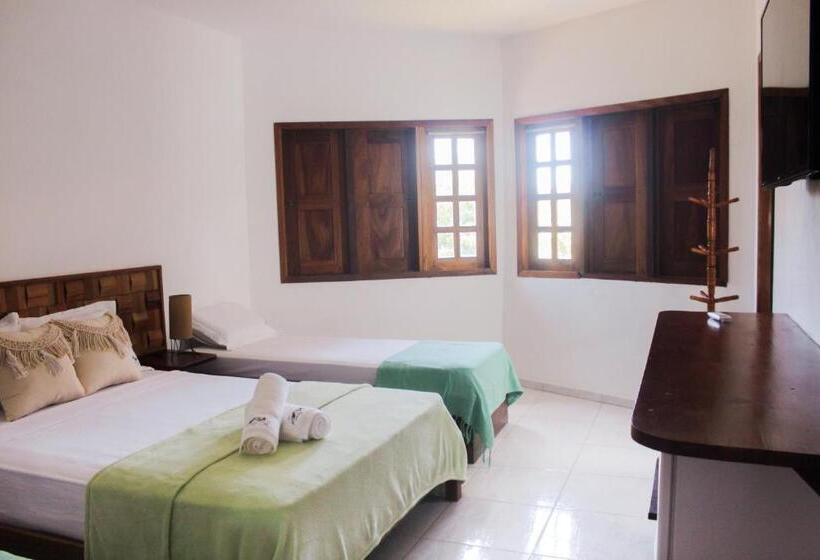 اتاق استاندارد چهار تخته, Pousada Morada Do Sol