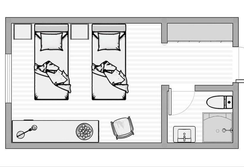 غرفة قياسية, Horský Pension Gendorf