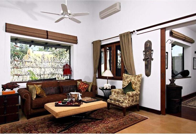 וילה דלוקס חדר שינה 1, Samode Safari Lodge