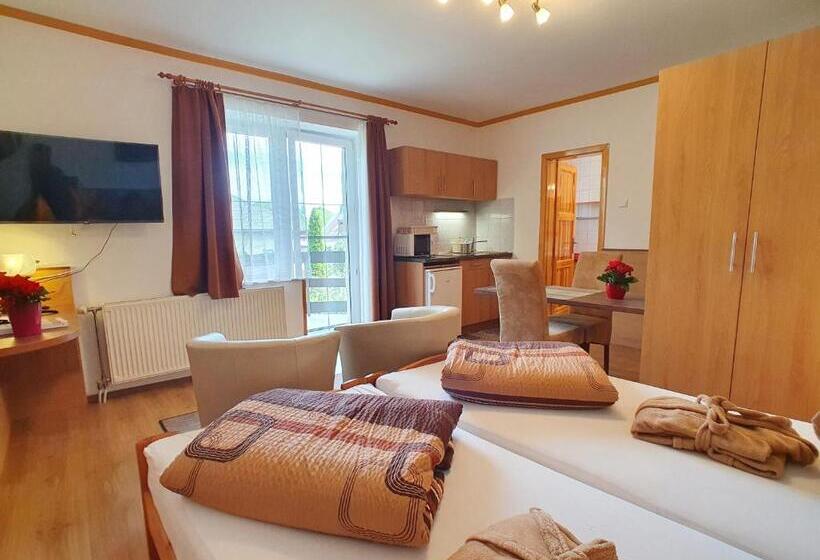 标准工作室带阳台, Hévíz Villa Familia