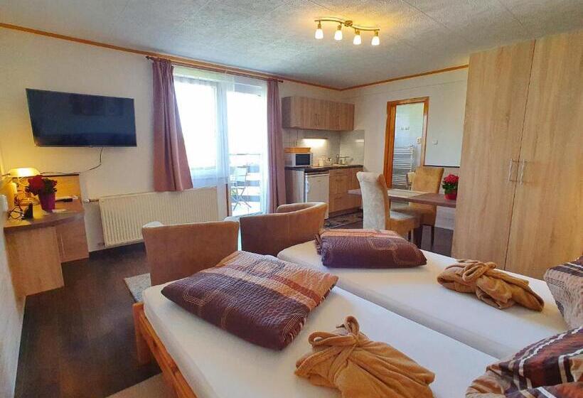 标准工作室带阳台, Hévíz Villa Familia