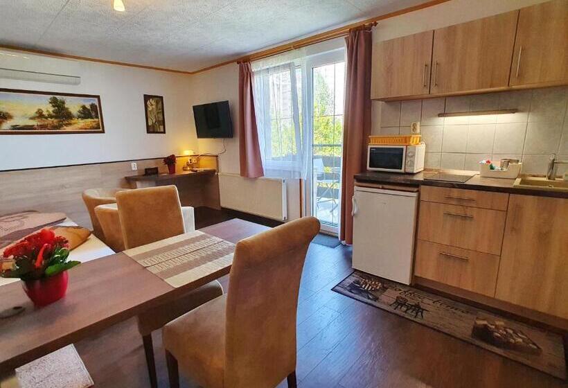 标准工作室带阳台, Hévíz Villa Familia