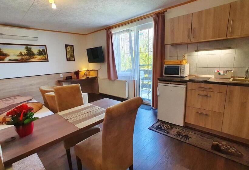 标准工作室带阳台, Hévíz Villa Familia