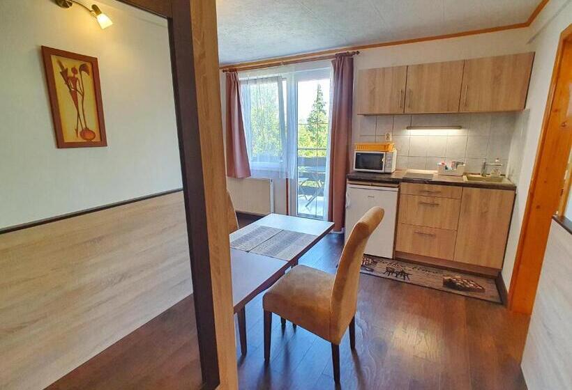 标准工作室带阳台, Hévíz Villa Familia