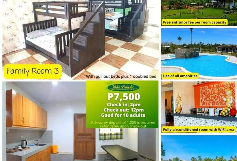 ファミリールーム, Patio Buendia Farm Resort And Events Place