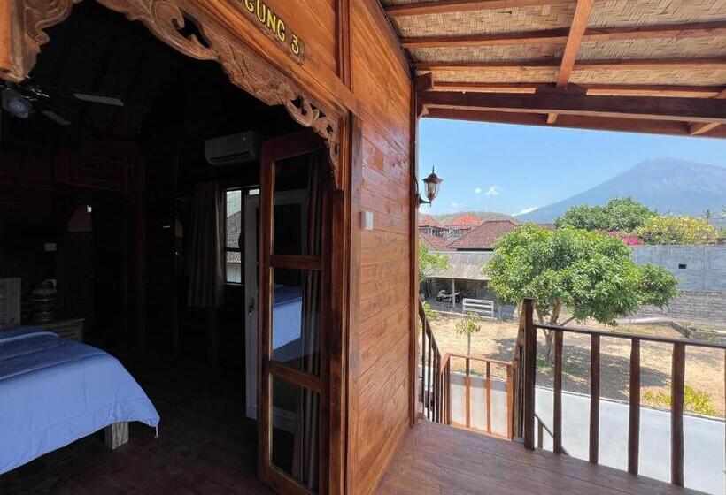 غرفة ديلوكس مطلة على الجبل, Melasti Mountain Villa, Amed Bali   Agung Room 4