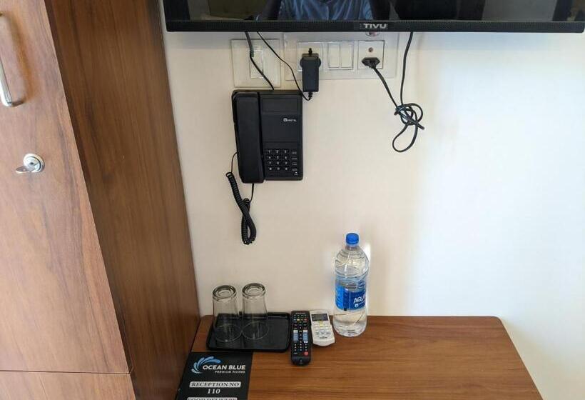 غرفة ديلوكس مزودة بشرفة, Ocean Blue