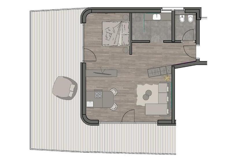 חדר פנטהאוז, Belia Lofts   Adults Only   Apartments