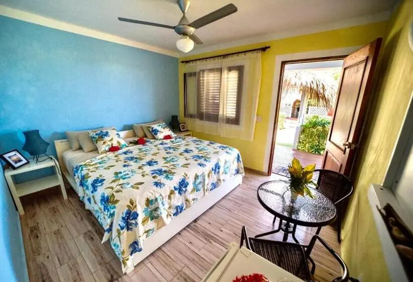 اتاق استاندارد با تخت بزرگ, Casa Azul Las Galeras