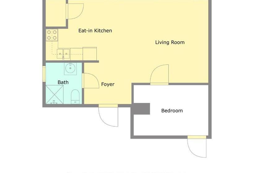 דירת חדר, L Grelsby Strand