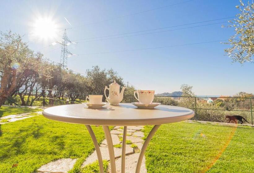 اتاق لوکس با چشمانداز دریا, Villa Chicchi   Sestri Levante