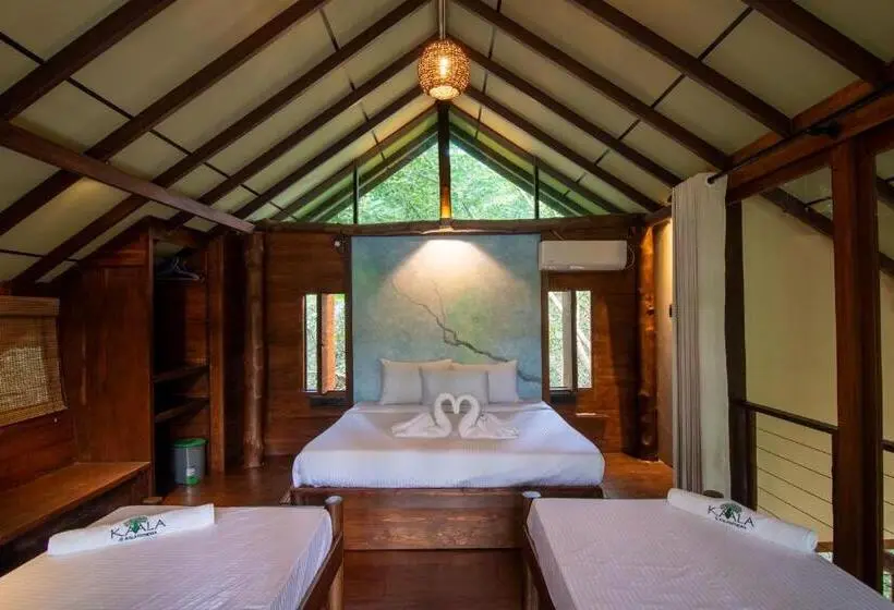 Villa 1 Makuuhuone Puutarhanäkymä, Kaala Kalaththewa Luxury Eco Resort