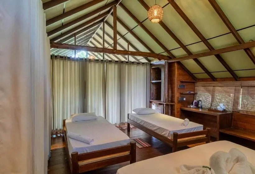 Villa 1 Makuuhuone Puutarhanäkymä, Kaala Kalaththewa Luxury Eco Resort