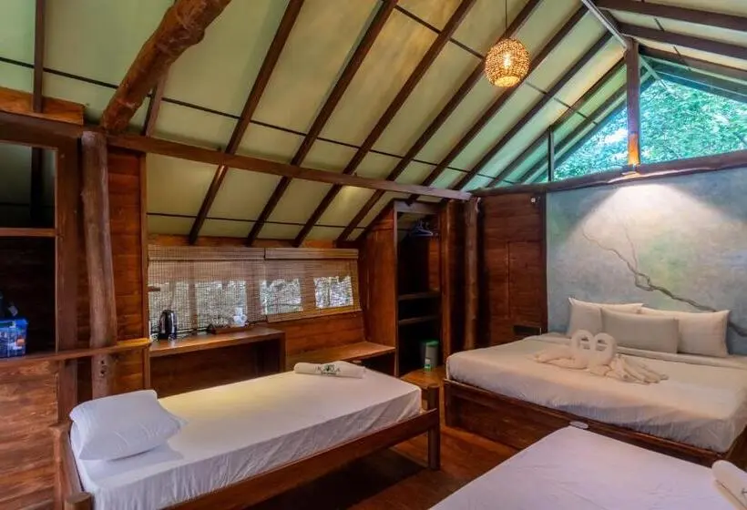 Villa 1 Makuuhuone Puutarhanäkymä, Kaala Kalaththewa Luxury Eco Resort