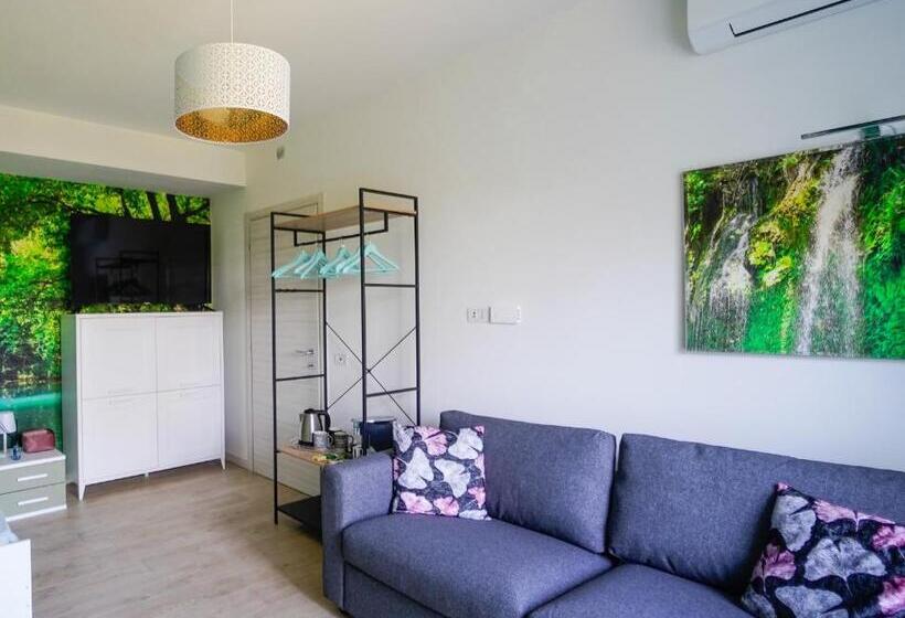 חדר סטנדרט לשלושה עם טרסה, New Living Milano