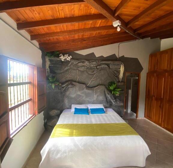 חדר סטנדרט עם מיטת קינג, El Fauno Hostel Campestre