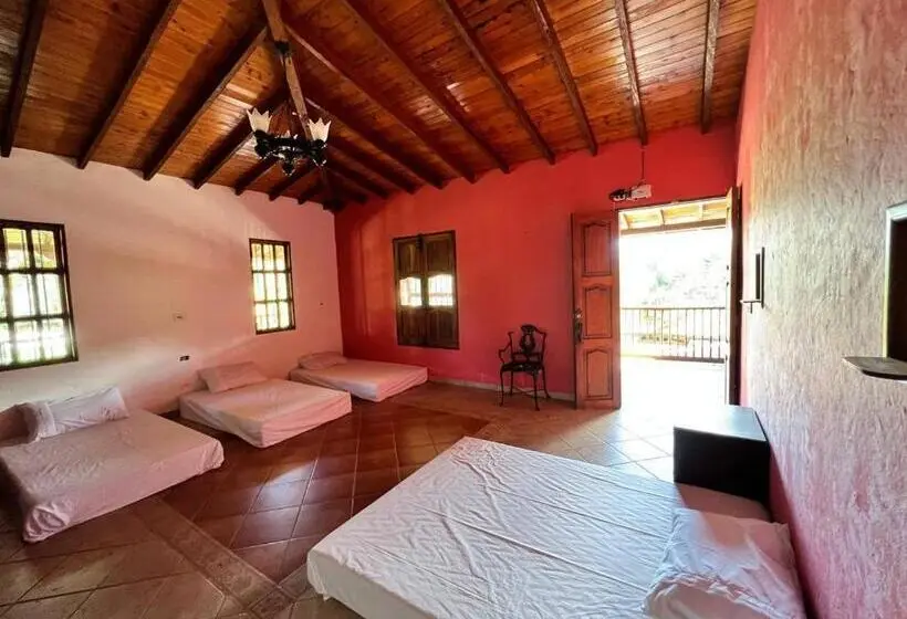 ルームシェアのワンベッド, El Fauno Hostel Campestre