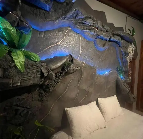 キングサイズベッドのスタンダードルーム, El Fauno Hostel Campestre
