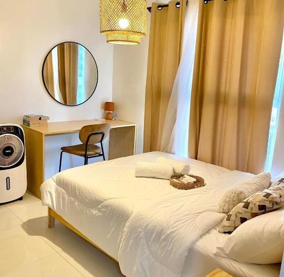 Апартаменты 1 Спальня, Eclectic Haven At Bamboo Bay Cebu