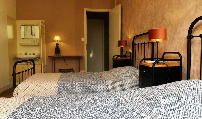 חדר לארבעה סטנדרטי עם נוף לגינה, Cosy Er Lann Chambres D Hôtes