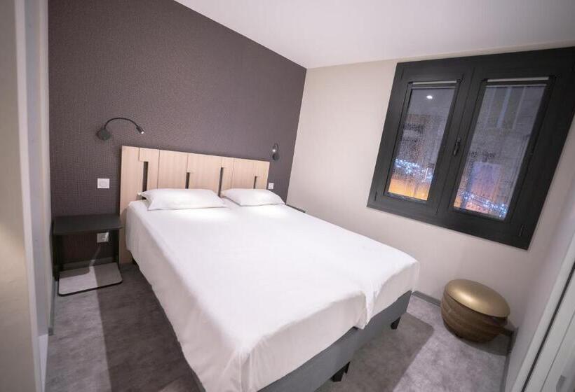 4인용 스탠다드 룸, Restaurant Les 3 Piliers