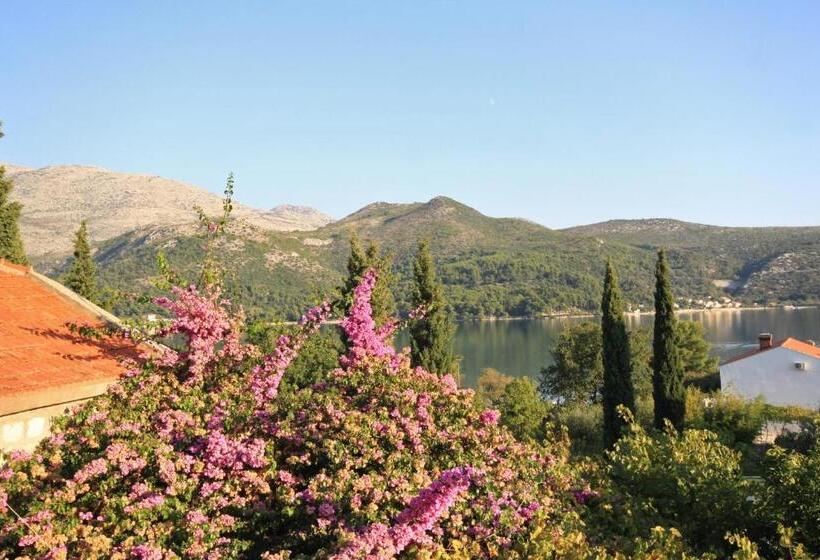 إستوديو قياسى مطل على البحر مزوَّد بشرفة, Apartments & Room Eva Slano