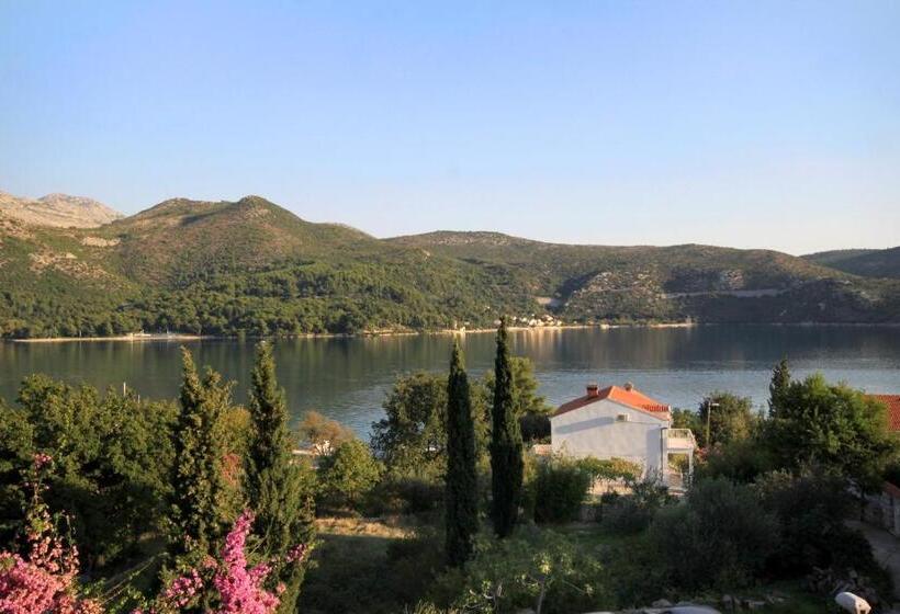 إستوديو قياسى مطل على البحر مزوَّد بشرفة, Apartments & Room Eva Slano