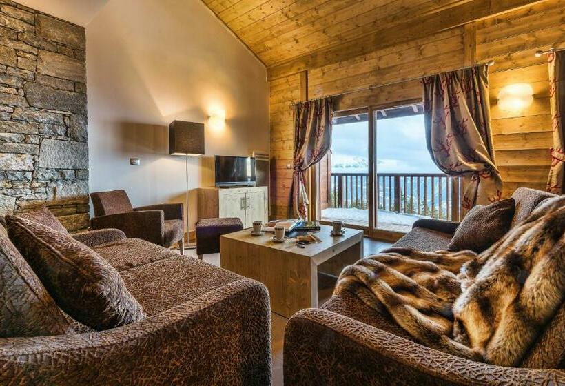 Апартаменты 3 Спальни, Cgh Résidences & Spas Chalet Les Marmottons