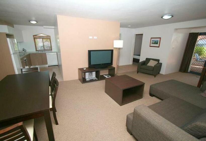 شقة غرفتين نوم مزودة بشُرفة, Byron Bay Beachfront Apartments