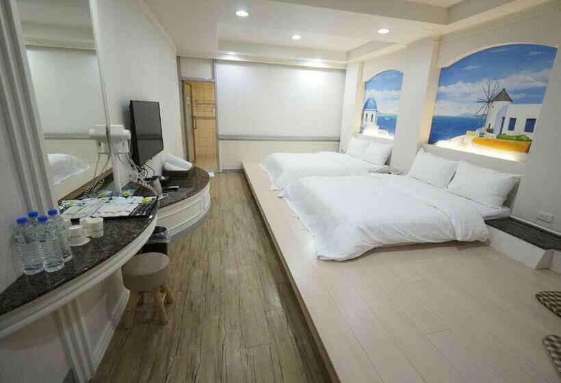 اتاق کلاسیک چهارنفره, 合悅都會商旅 Heyue