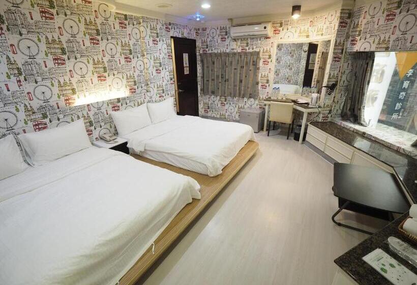 اتاق استاندارد چهار تخته, 合悅都會商旅 Heyue