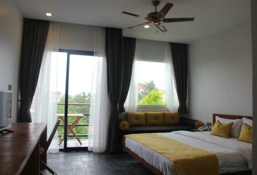 غرفة قياسية مزوَّدة بشُرفة, Sam So Boutique Villa