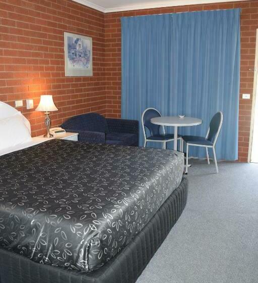 스탠다드 룸 킹사이즈 침대, Barooga River Gums Motor Inn