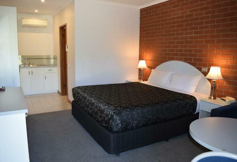 غرفة قياسية سرير كينج, Barooga River Gums Motor Inn