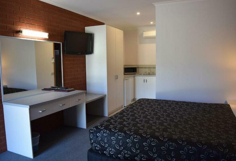 غرفة قياسية سرير كينج, Barooga River Gums Motor Inn