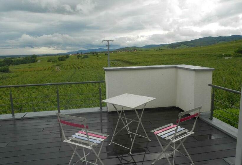 标准间带露台, Au Coeur Du Vignoble