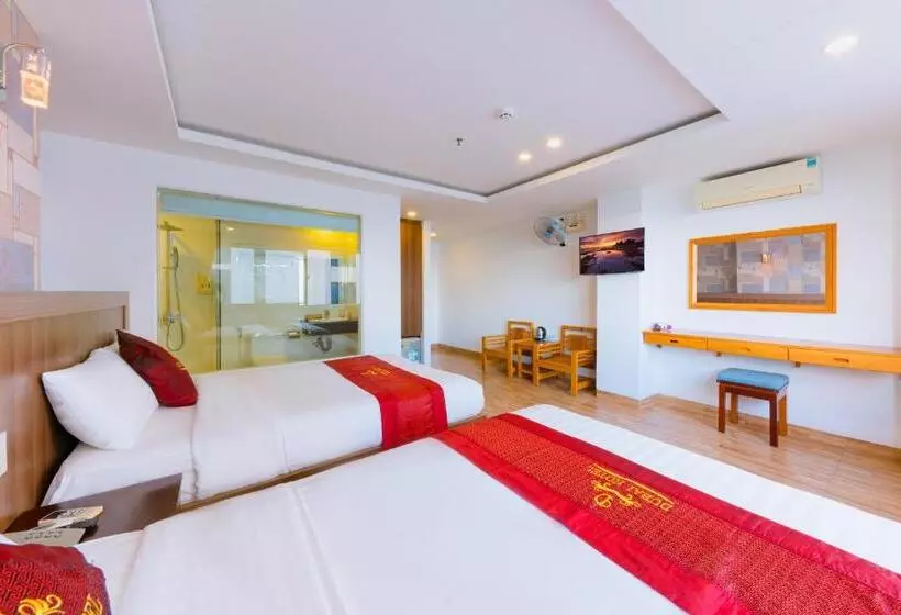 اتاق خانوادگی با چشم‌انداز دریا, Dubai Nha Trang Hotel Managed By Ht